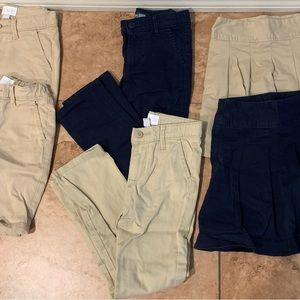 Girls Childrens Place Uniform Bottoms Bundle📚